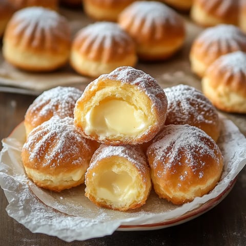 Beignets à la Crème Pâtissière