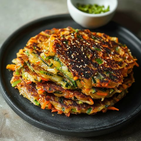 Pancakes vegan croustillants aux légumes
