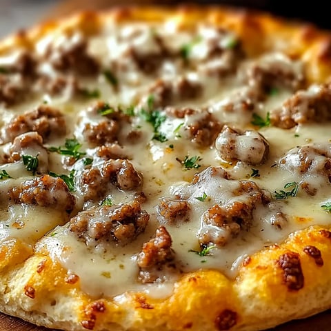 Délicieuse pizza matin
