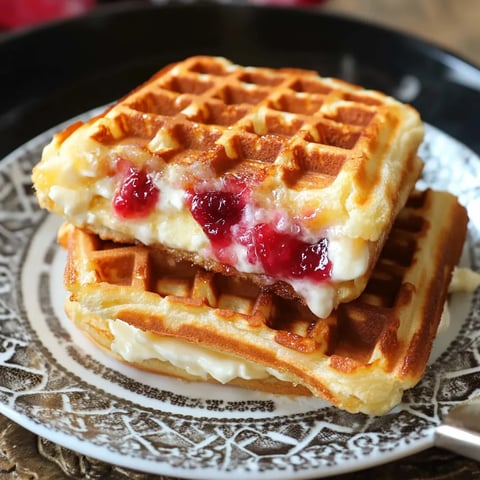 Gaufres sucrées au fromage