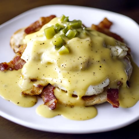 Délicieux oeufs au bacon