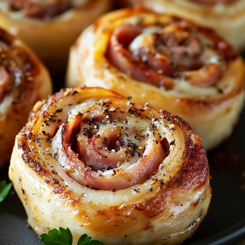 Gourmands roulés jambon fromage
