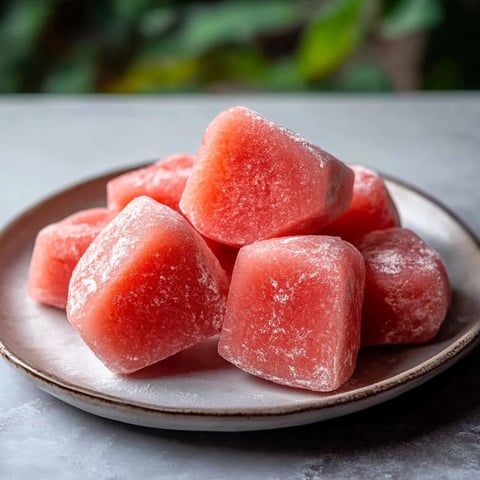 Mochi onctueux et naturel à la pastèque sans colorants