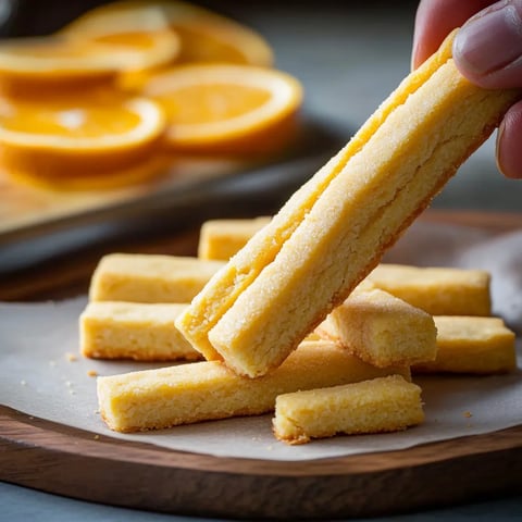 Biscuits sablés orange chocolat