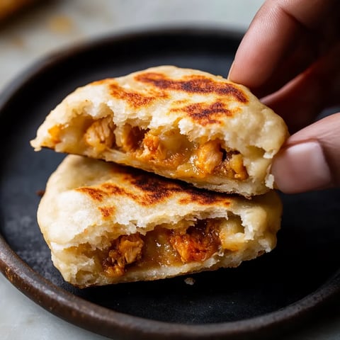 Pupusa garnie saveur curtido