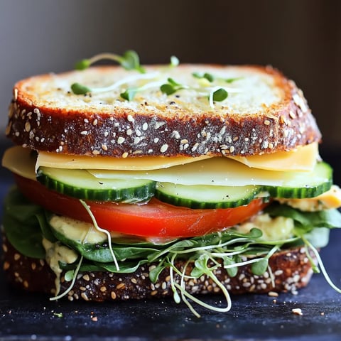 Légumes frais garnissant un sandwich