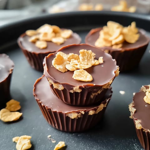 Cups croustillantes au chocolat
