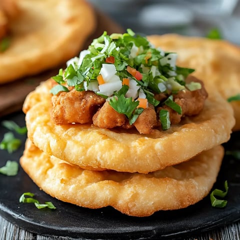 Délicieux pain frit Navajo