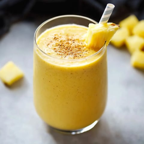 Ananas curcuma boisson fraîche
