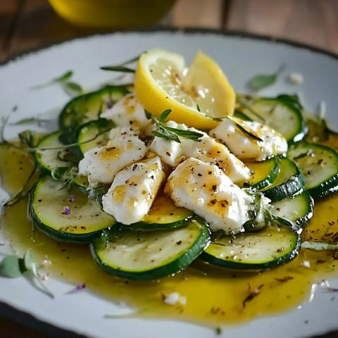 Courgettes chèvre miel citron