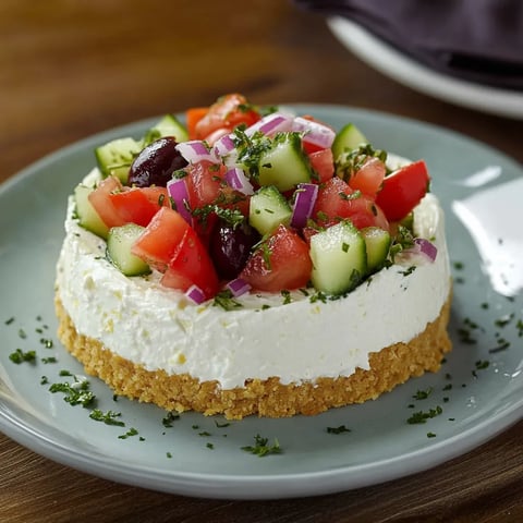 Délice crémeux grec avec légumes frais