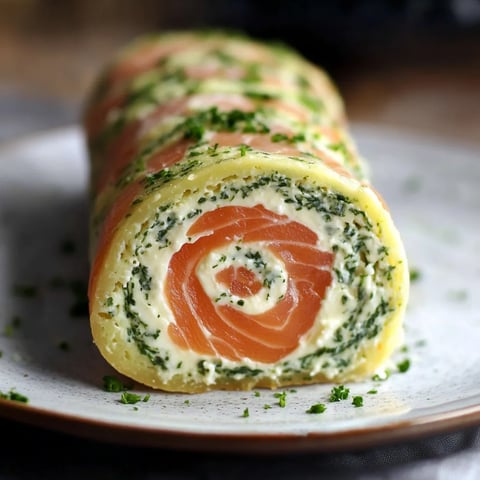 Courgettes roulées au saumon maison