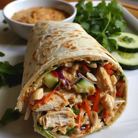 Wraps thaï moelleux au poulet
