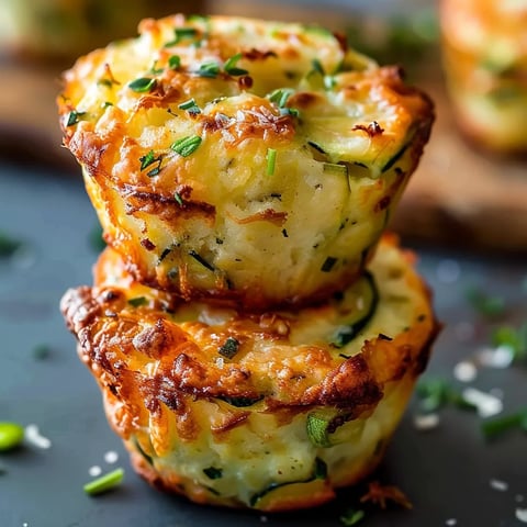 Savoureux muffins parmesan courgette