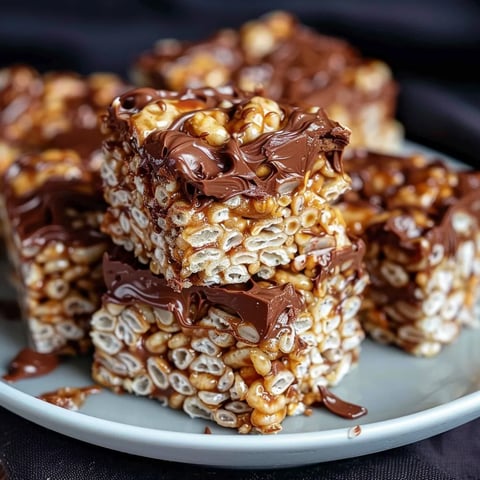 Carrés croquants au Nutella