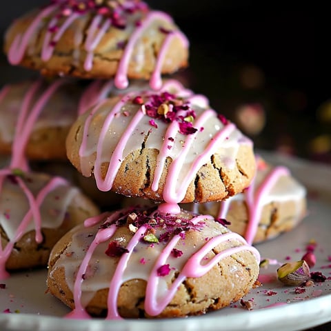 Délicatesse pistache et rose