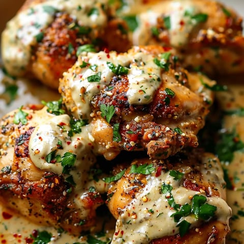 Délicieux poulet avec zaatar et tahini