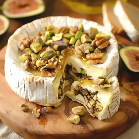 Camembert moelleux farci noix pistaches
