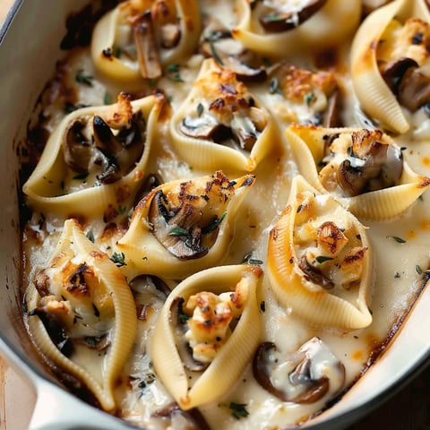 Conchiglie gratinées savoureuses