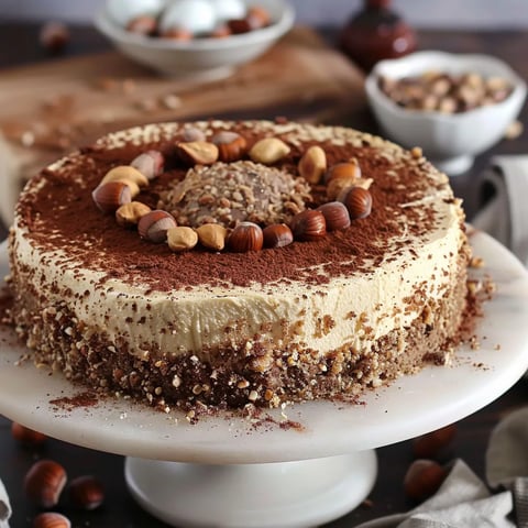 Gâteau égyptien doux aux noisettes