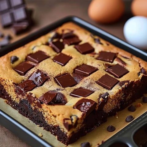 Brookie sans sucre moelleux
