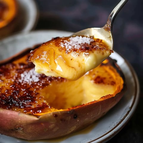 Patate douce caramelisée