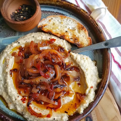 Haricots blancs et Oignons caramélisés