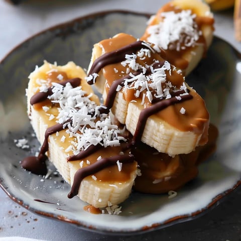 Délicieuses douceurs glacées banane chocolat