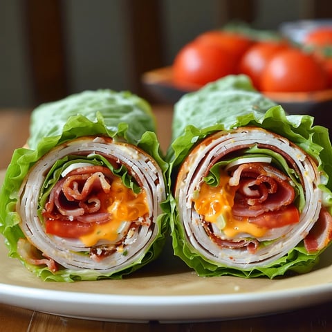 Wraps croustillants à la dinde