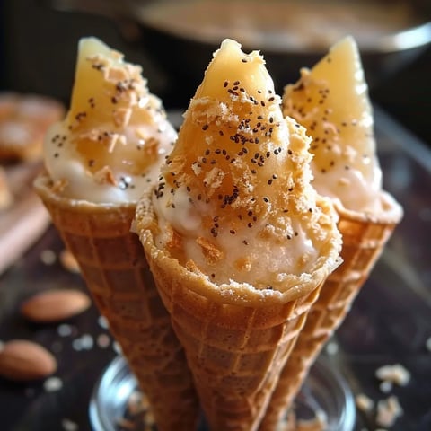 Cornets maison à l'érable