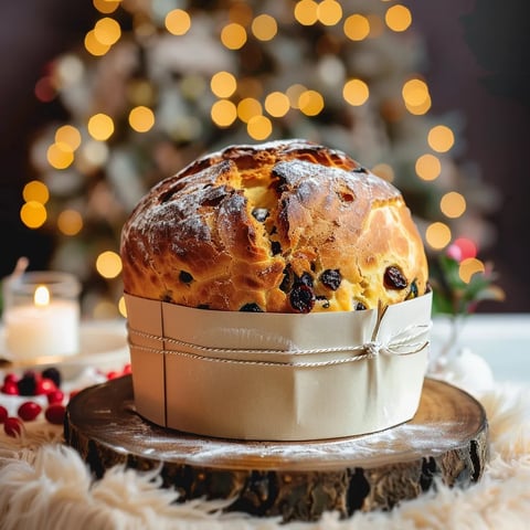 Tendre panettone aux fruits