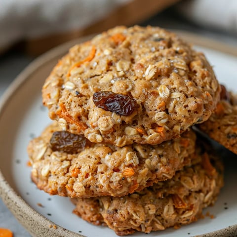 Biscuits gourmands gruau et carottes