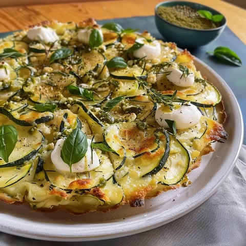 Délicieuse tarte pommes courgettes
