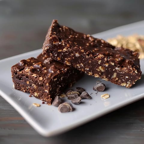 Barres chocolatées glacées savoureuses