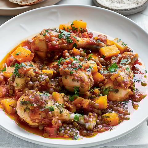 Pilons de poulet mi-cuits aux tomates