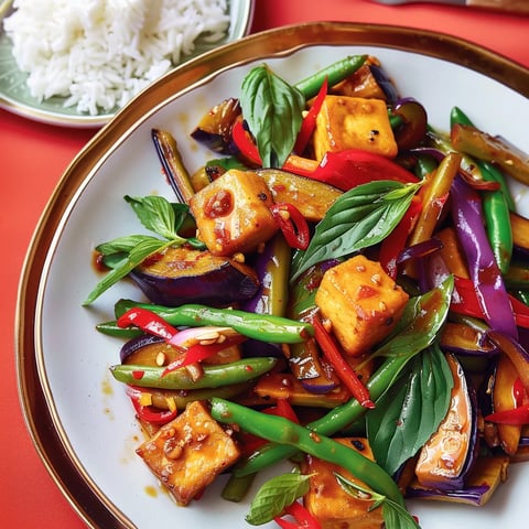Tofu et légumes croquants