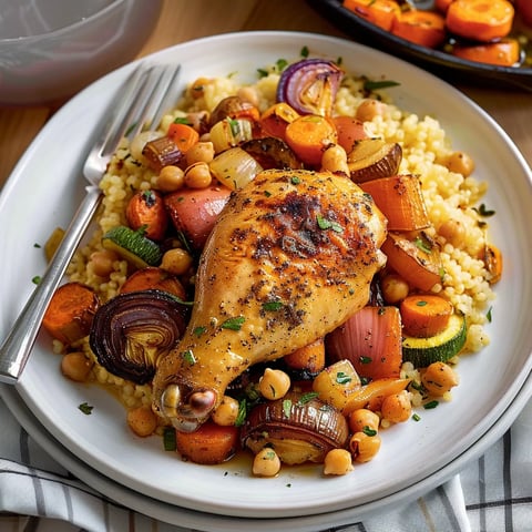 Couscous aux légumes et poulet