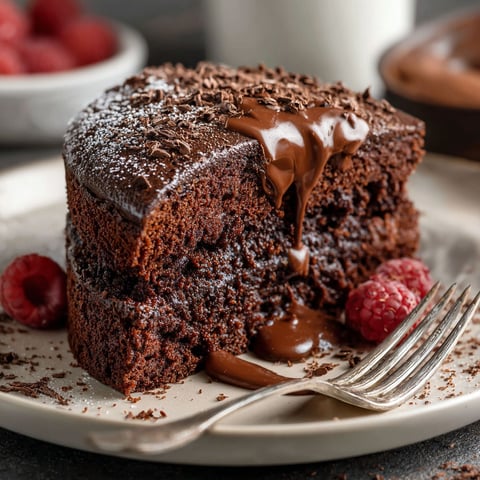 Un gâteau Merveilleux est présenté sur un plateau avec une fourchette et une cuillère en argent.