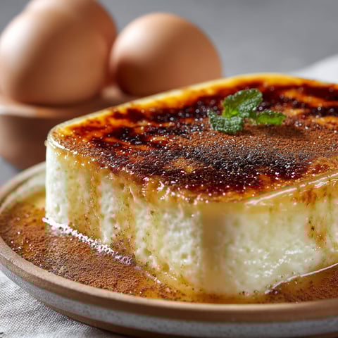 Une tarte au lait œufs et menthe, un dessert intemporel qui fait fondre les cœurs.