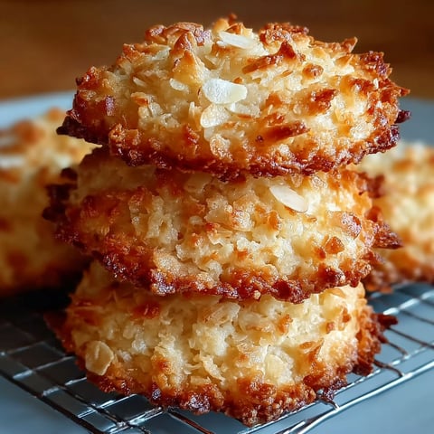 Une pile de biscuits allégés, garnis de noix de coco et de flocons d'avoine, sur un plateau.