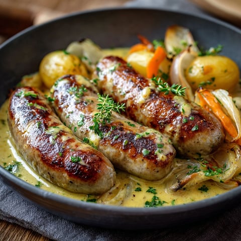 Saucisses grillées avec des légumes et des carottes.