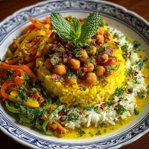Une assiette de Riz Fraîcheur, composée de légumes et de graines, est servie sur une table.